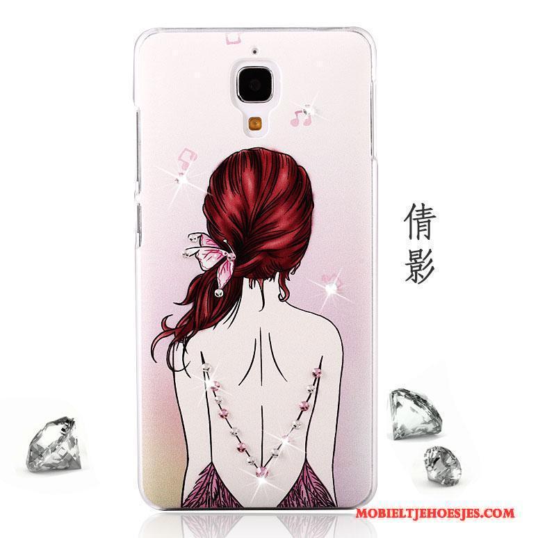 Mi 4 Hoesje Telefoon Trend Hard Roze Mini Mobiele Telefoon Bescherming