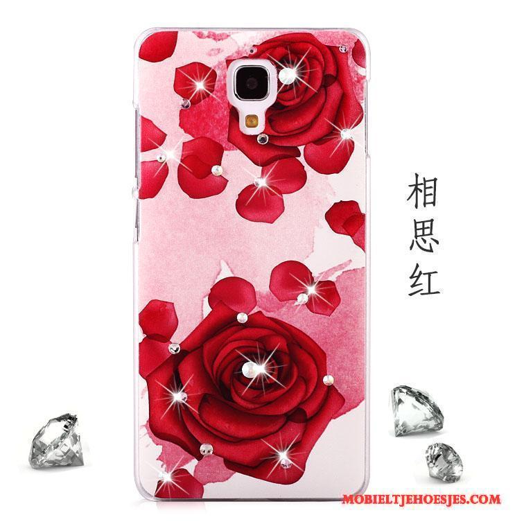 Mi 4 Hoesje Telefoon Trend Hard Roze Mini Mobiele Telefoon Bescherming