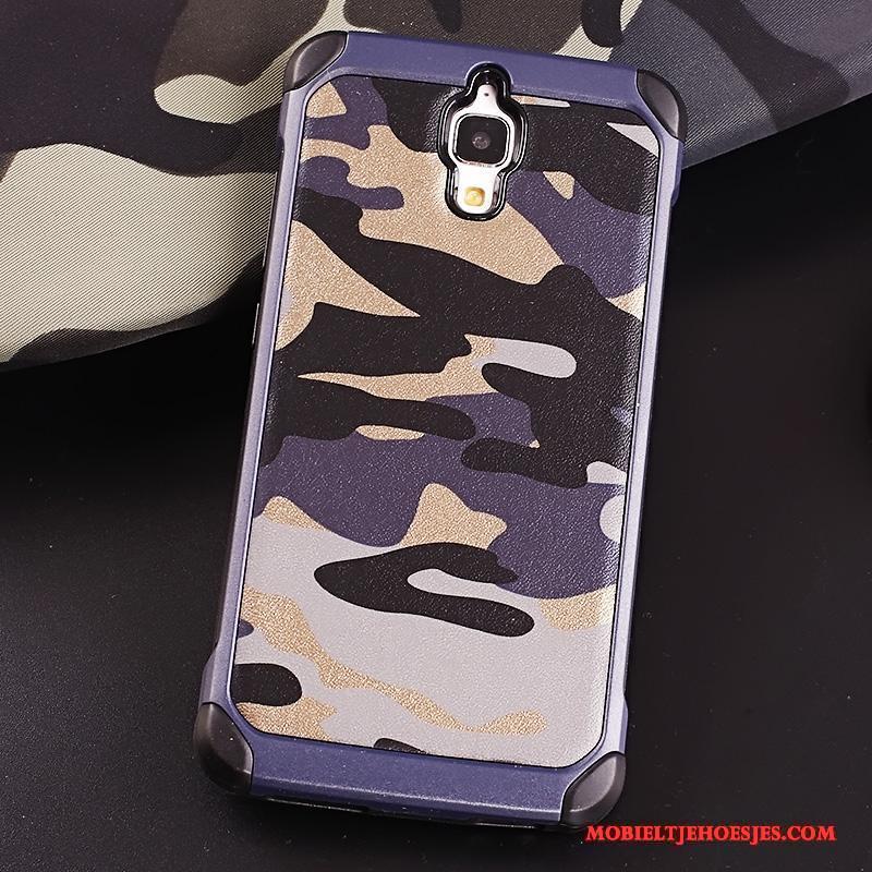 Mi 4 Ring All Inclusive Hoes Hoesje Telefoon Camouflage Anti-fall Mini