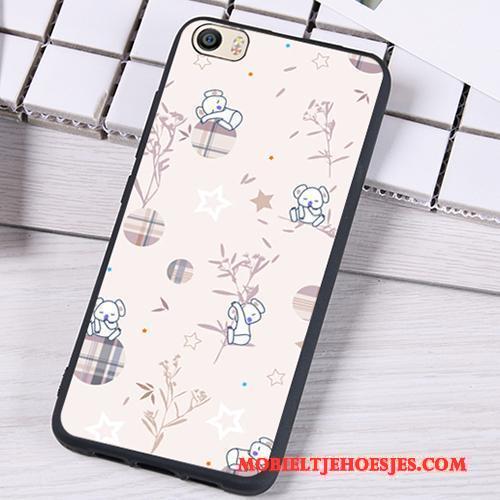 Mi 5 Anti-fall Spotprent Schrobben Hoes Mini Zwart Hoesje Telefoon