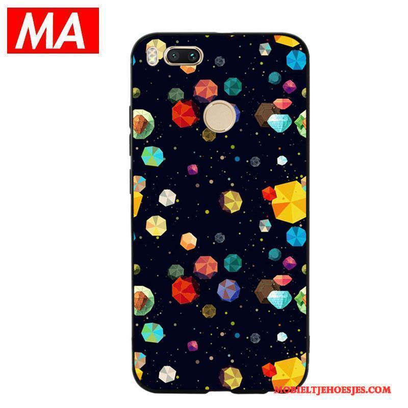 Mi 5x Hoesje Persoonlijk Mode All Inclusive Abstract Purper Bescherming Siliconen