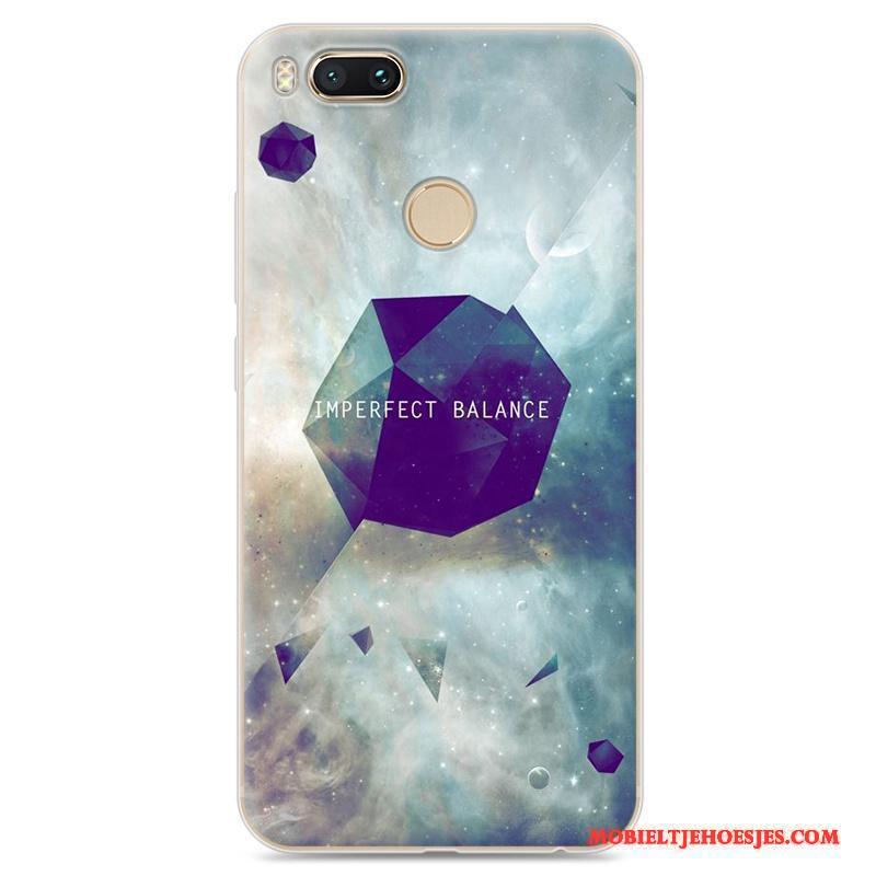 Mi 5x Hoesje Zacht Mooie Blauw Bescherming All Inclusive Anti-fall Mini