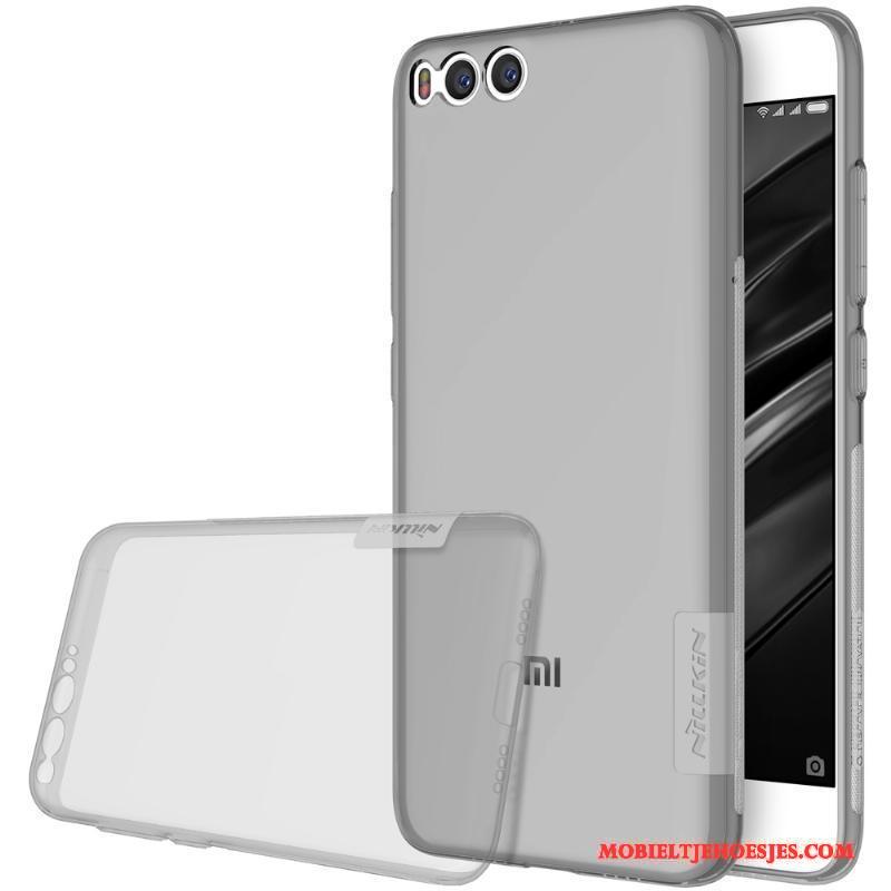 Mi 6 All Inclusive Hoesje Goud Siliconen Mobiele Telefoon Mini Grijs