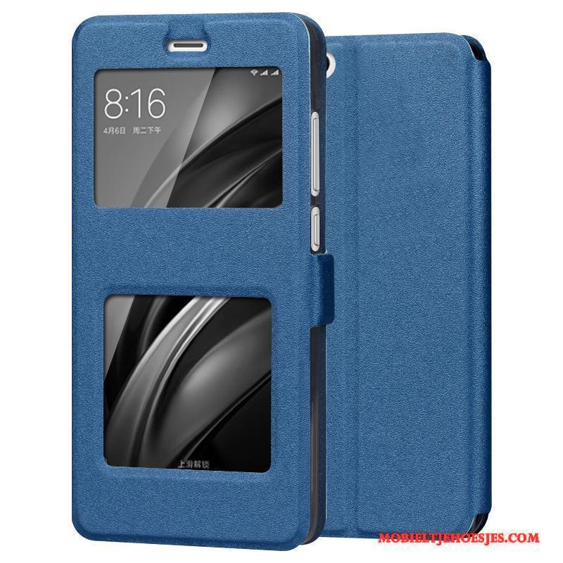 Mi 6 Clamshell Anti-fall Hoesje Telefoon All Inclusive Siliconen Rood Zacht