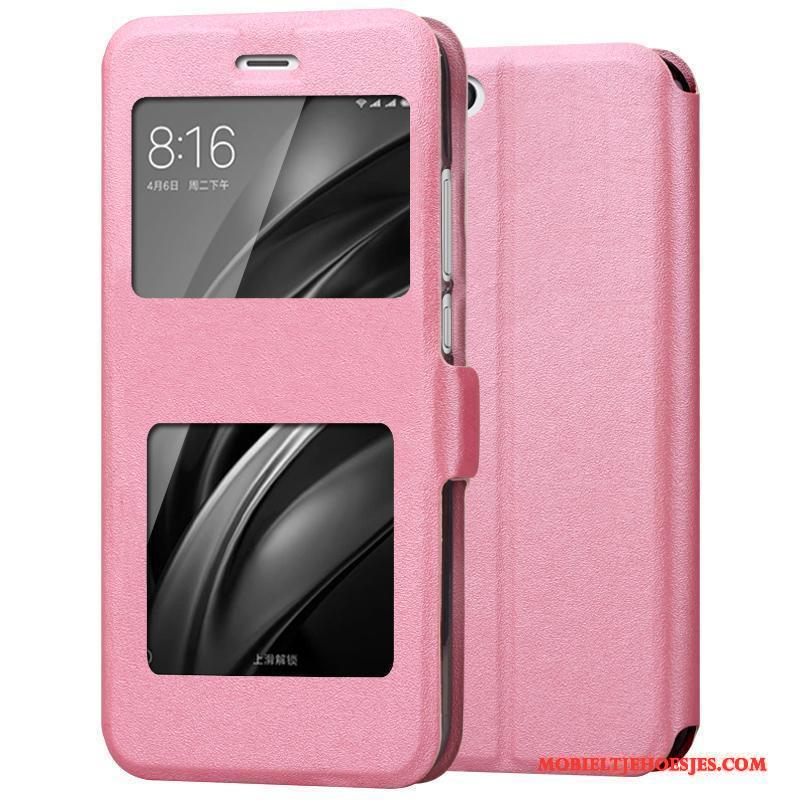 Mi 6 Clamshell Anti-fall Hoesje Telefoon All Inclusive Siliconen Rood Zacht