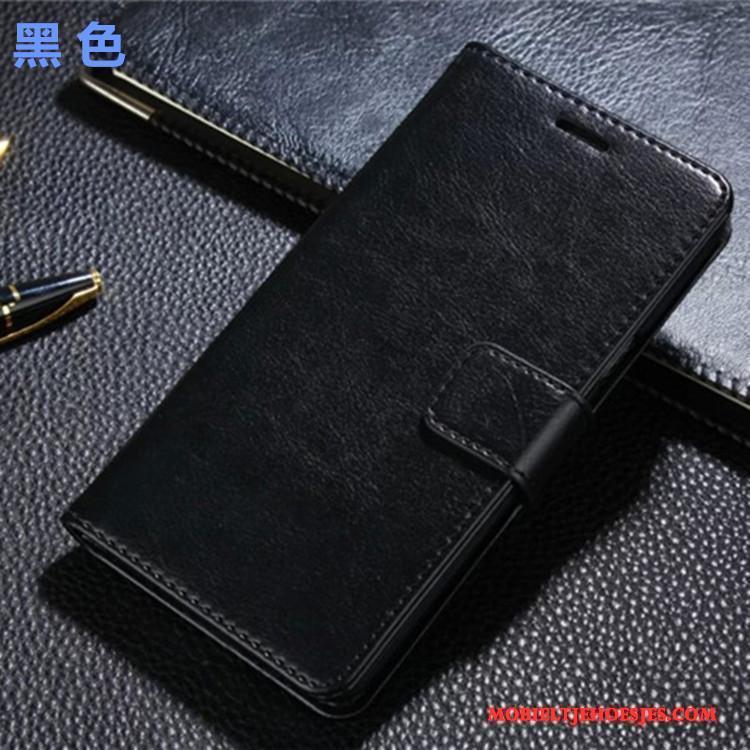 Mi 6 Clamshell Leren Etui Hoesje Telefoon Mobiele Telefoon Bescherming Anti-fall Mini