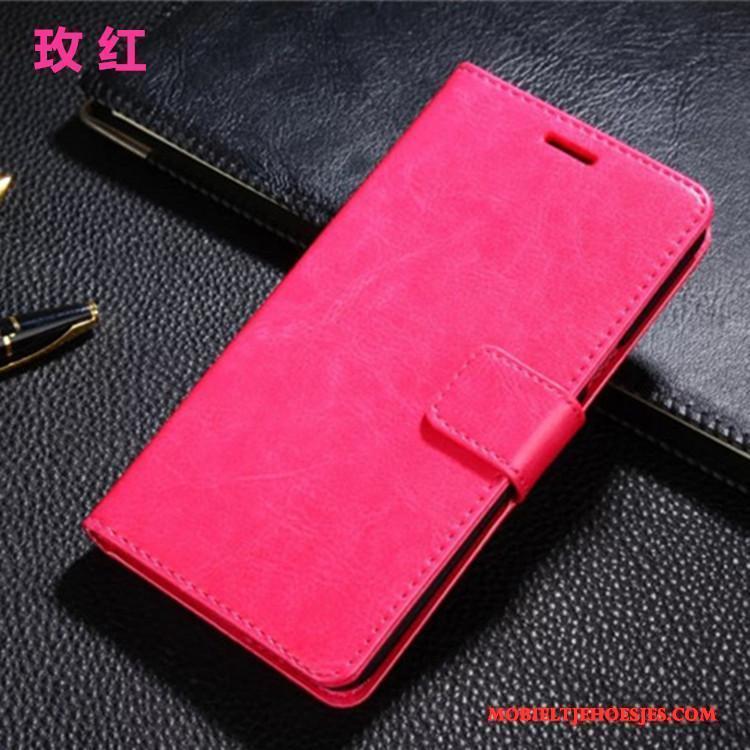 Mi 6 Clamshell Leren Etui Hoesje Telefoon Mobiele Telefoon Bescherming Anti-fall Mini