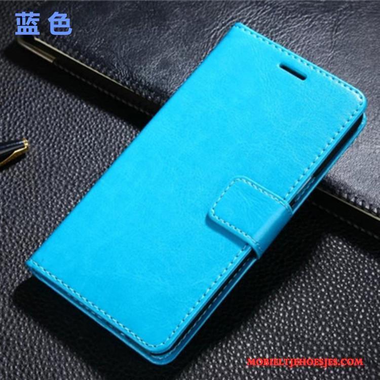 Mi 6 Clamshell Leren Etui Hoesje Telefoon Mobiele Telefoon Bescherming Anti-fall Mini