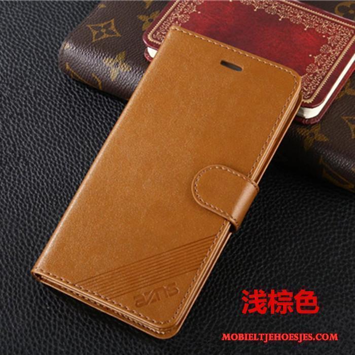 Mi 6 Clamshell Leren Etui Hoesje Telefoon Mobiele Telefoon Bescherming Anti-fall Mini