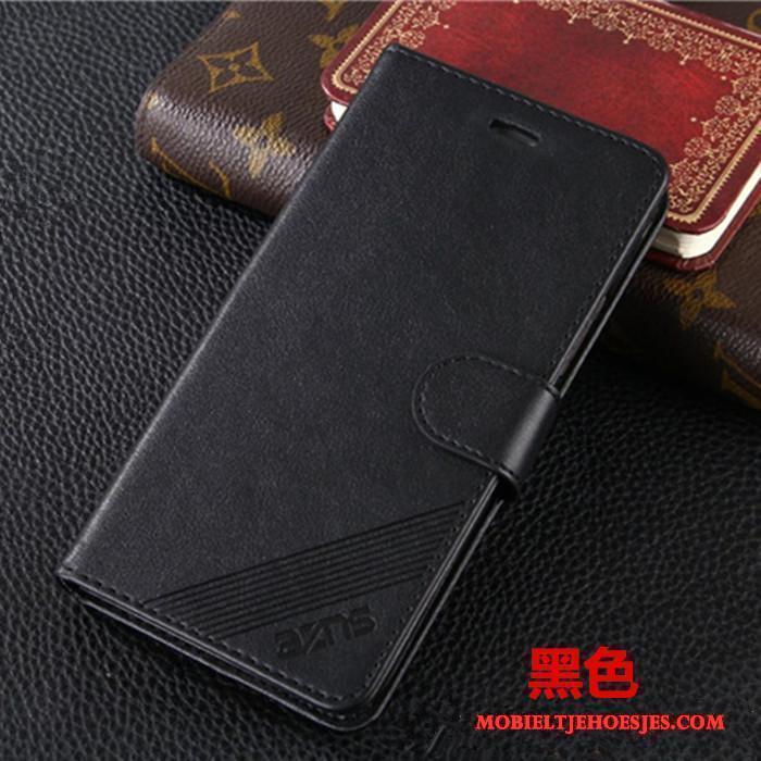 Mi 6 Clamshell Leren Etui Hoesje Telefoon Mobiele Telefoon Bescherming Anti-fall Mini