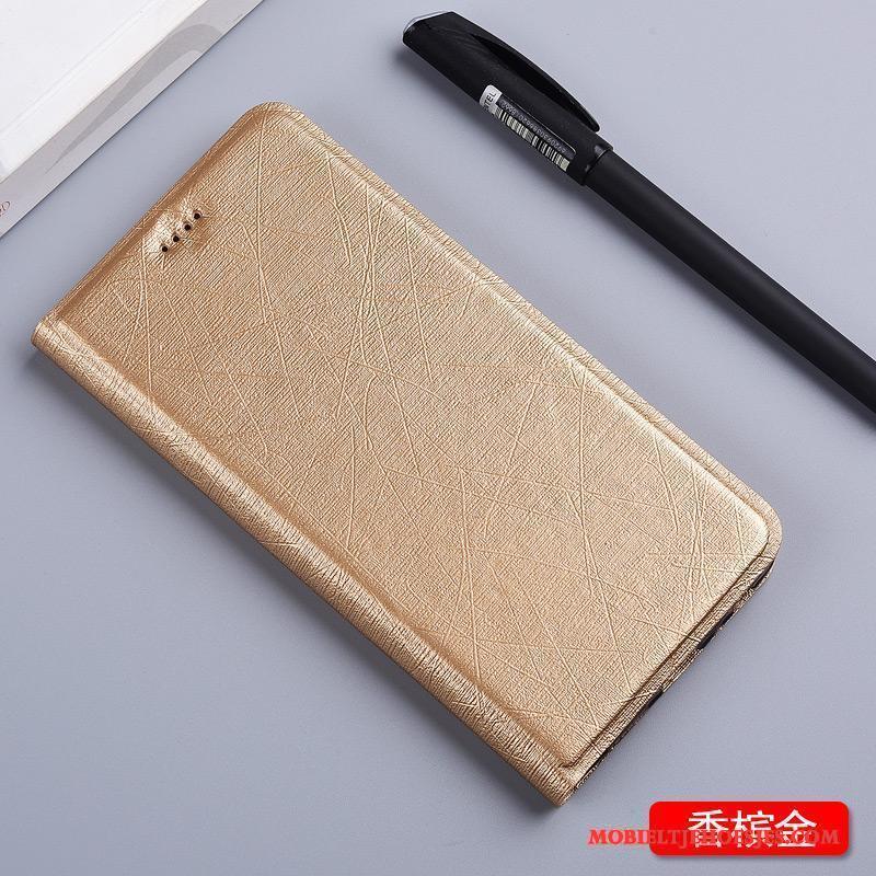 Mi 6 Folio Hoesje Telefoon Goud Mobiele Telefoon Siliconen Bescherming