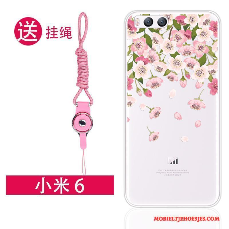 Mi 6 Hoesje Hanger Siliconen Hoes Doorzichtig Mini All Inclusive Anti-fall