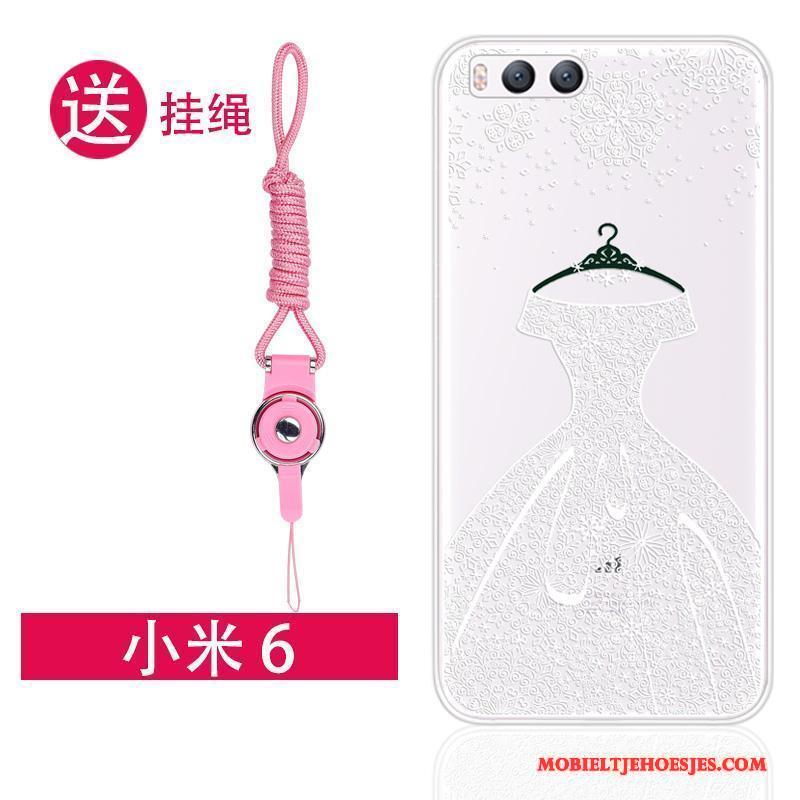 Mi 6 Hoesje Hanger Siliconen Hoes Doorzichtig Mini All Inclusive Anti-fall