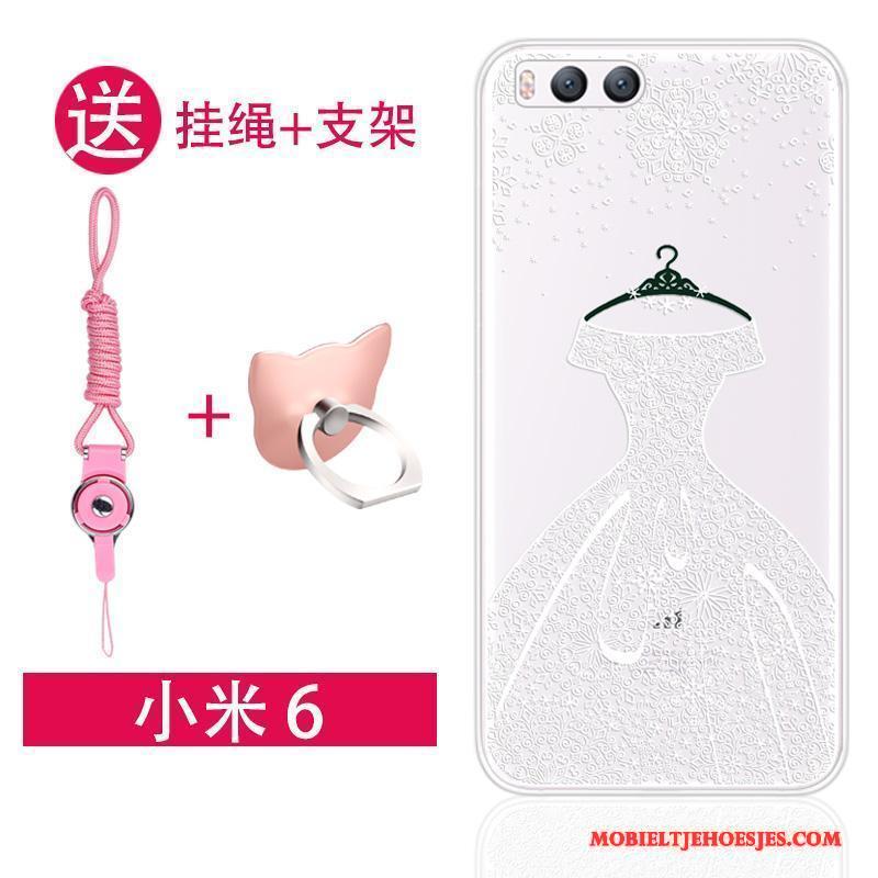 Mi 6 Hoesje Hanger Siliconen Hoes Doorzichtig Mini All Inclusive Anti-fall