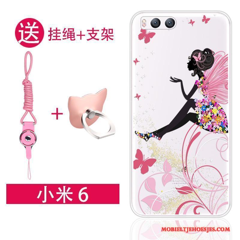 Mi 6 Hoesje Hanger Siliconen Hoes Doorzichtig Mini All Inclusive Anti-fall