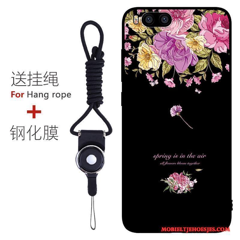 Mi 6 Hoesje Telefoon All Inclusive Anti-fall Purper Schrobben Patroon Bescherming