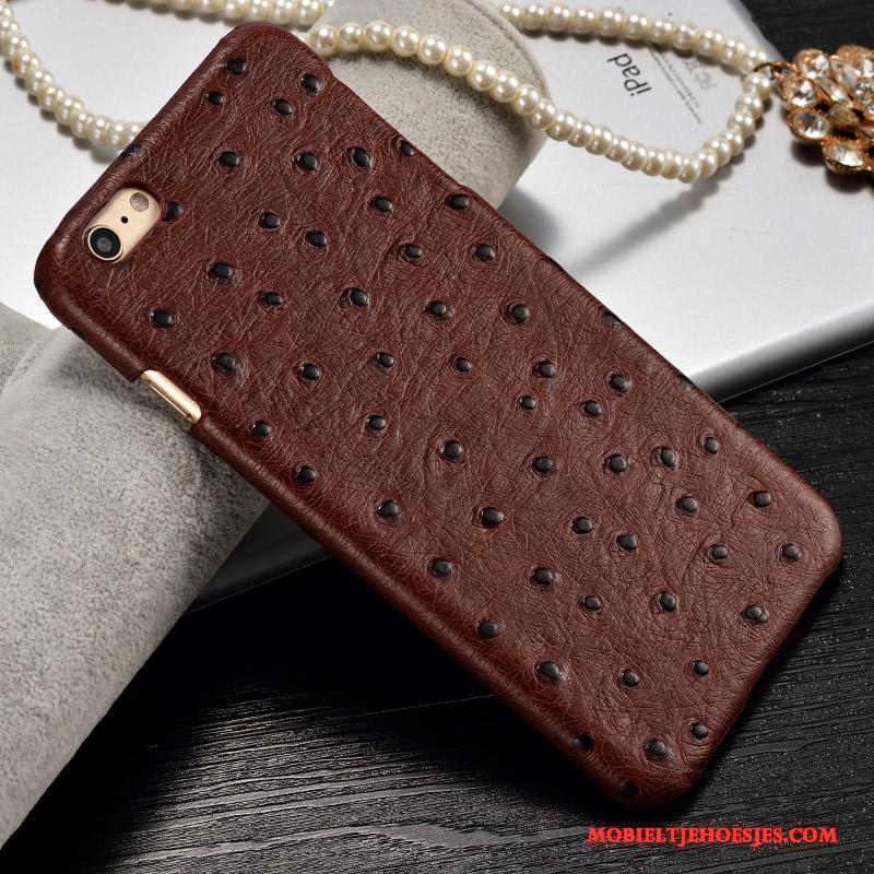 Mi 6 Luxe Bescherming Mini Echt Leer Hoesje Telefoon Leren Etui Anti-fall