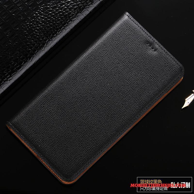 Mi 6 Mini Hoesje Folio Telefoon Grijs Leren Etui Patroon