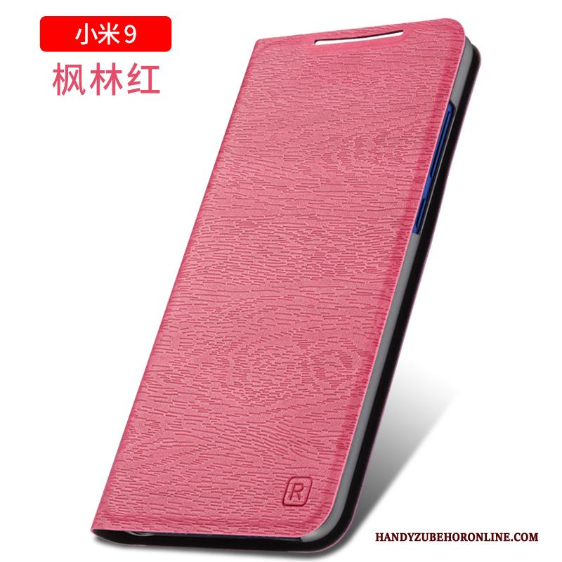 Mi 9 Leren Etui Trend All Inclusive Bescherming Hoesje Telefoon Schrobben Zacht