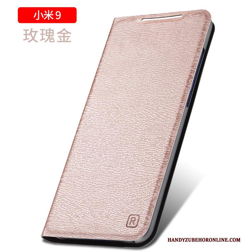 Mi 9 Leren Etui Trend All Inclusive Bescherming Hoesje Telefoon Schrobben Zacht