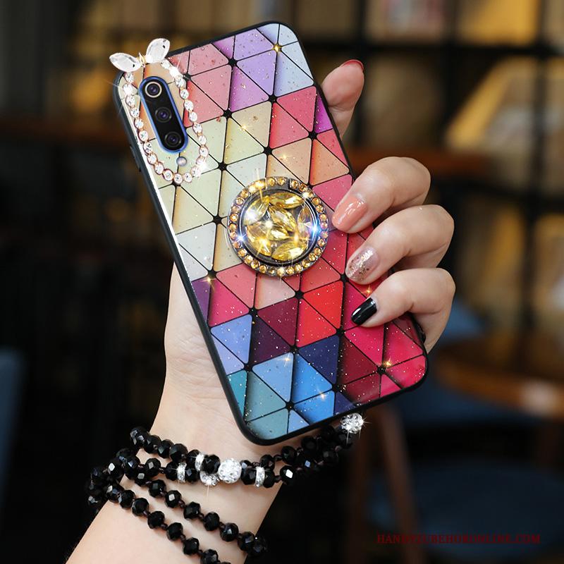 Mi 9 Lite Hoesje Persoonlijk Patroon Anti-fall Luxe Trend Zacht Met Strass