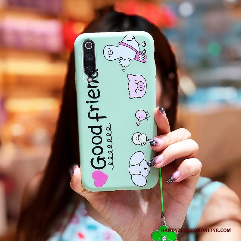 Mi 9 Se Hoesje Mini Trendy Merk Siliconen Spotprent Vers Groen Lovers