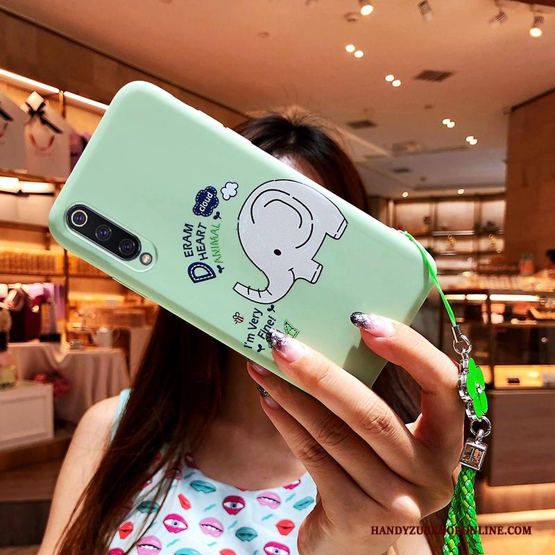 Mi 9 Se Hoesje Mini Trendy Merk Siliconen Spotprent Vers Groen Lovers