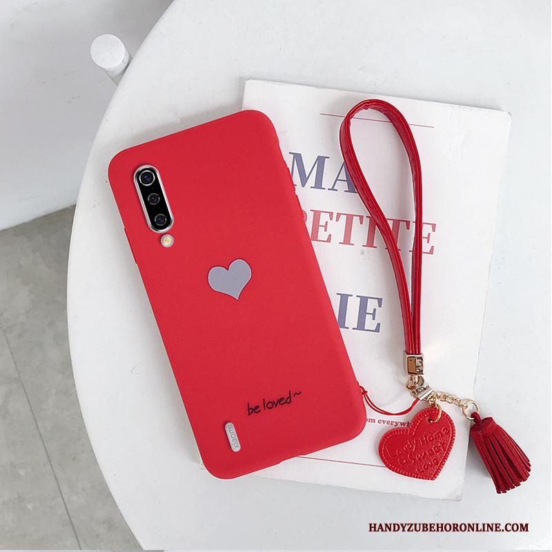 Mi 9 Se Hoesje Telefoon Bescherming Zacht Snoep Kleur Rood Liefde Mini