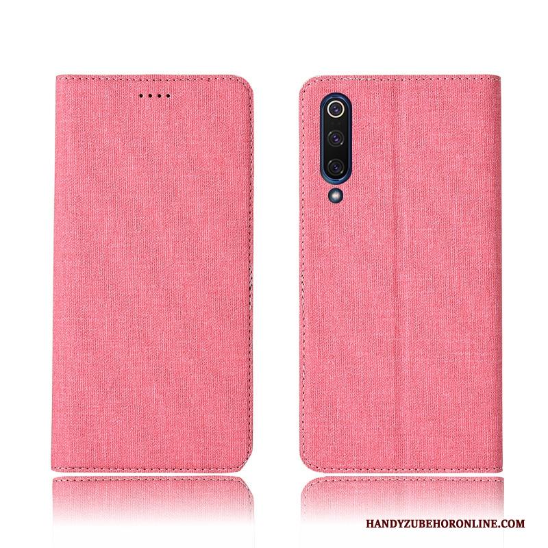 Mi 9 Se Pas Patroon Bescherming Hoesje Telefoon Siliconen Nieuw Leren Etui