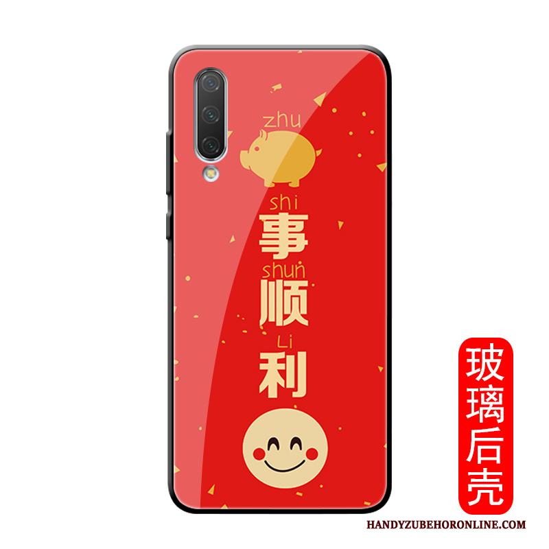 Mi A3 All Inclusive Smiley Hoesje Telefoon Spiegel Bescherming Nieuw Trendy Merk