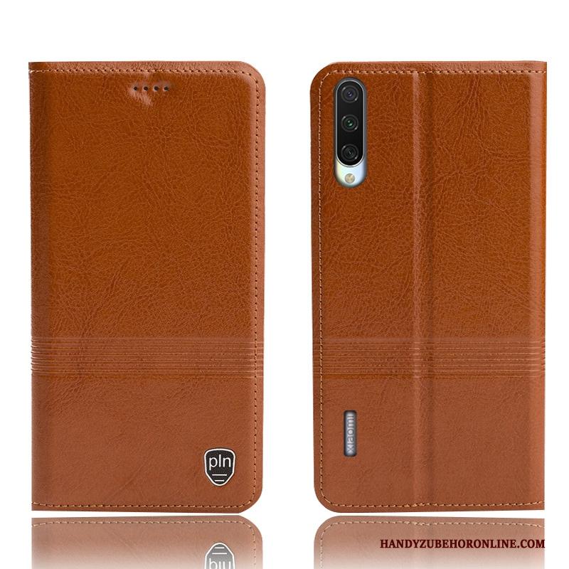 Mi A3 Bescherming Hoesje Telefoon Rood Anti-fall All Inclusive Folio Leren Etui