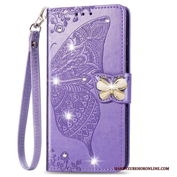 Mi A3 Hoesje Scheppend Folio Vlinder Mini Anti-fall Leren Etui All Inclusive