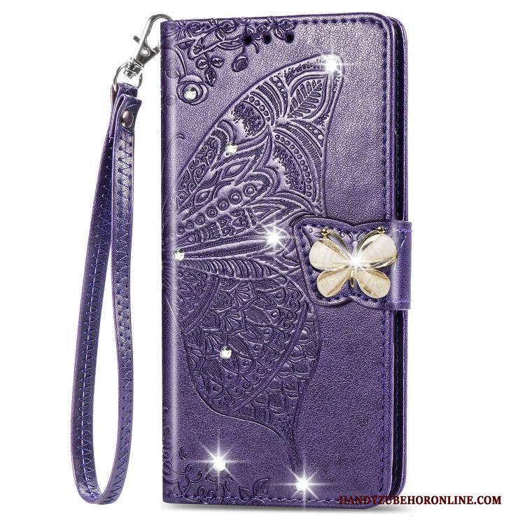 Mi A3 Hoesje Scheppend Folio Vlinder Mini Anti-fall Leren Etui All Inclusive