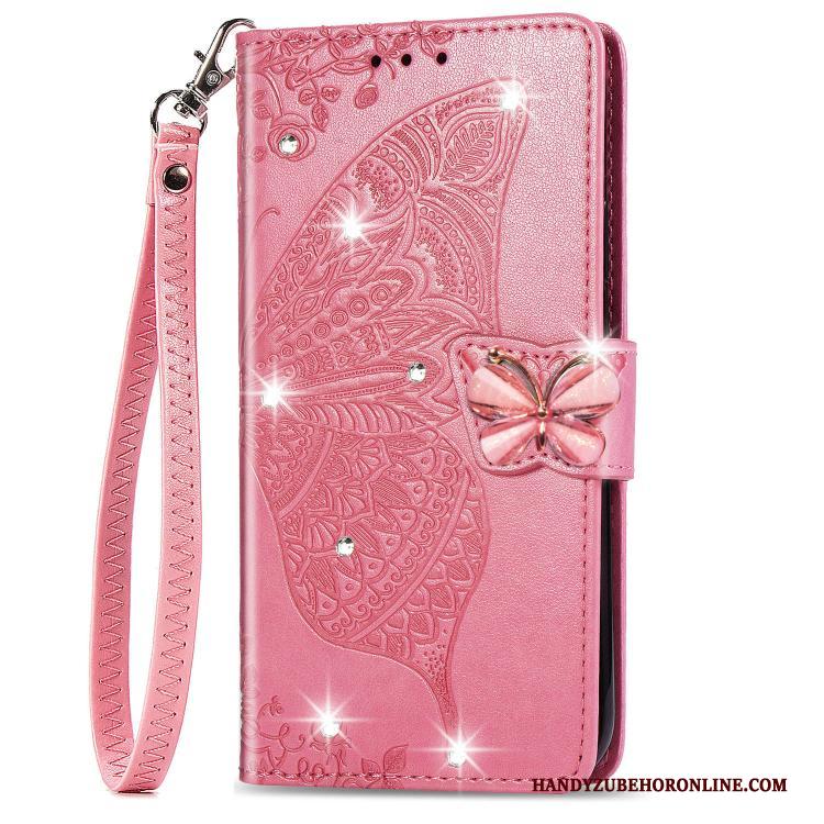 Mi A3 Hoesje Scheppend Folio Vlinder Mini Anti-fall Leren Etui All Inclusive