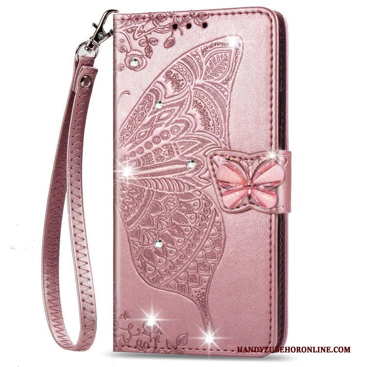 Mi A3 Hoesje Scheppend Folio Vlinder Mini Anti-fall Leren Etui All Inclusive