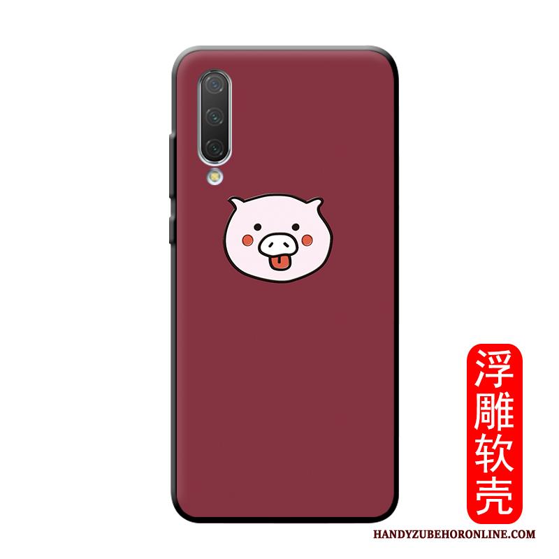 Mi A3 Hoesje Spotprent Mini Persoonlijk Mooie Net Red Lovers Zacht