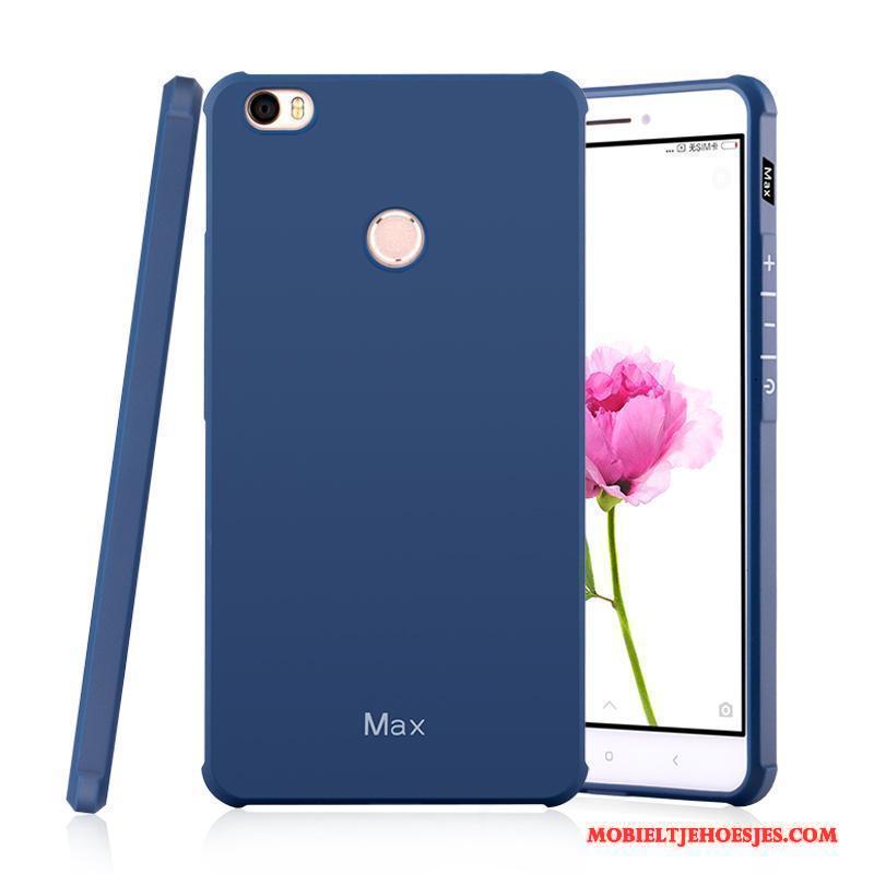 Mi Max 2 All Inclusive Hoesje Telefoon Mini Blauw Anti-fall Zacht Schrobben