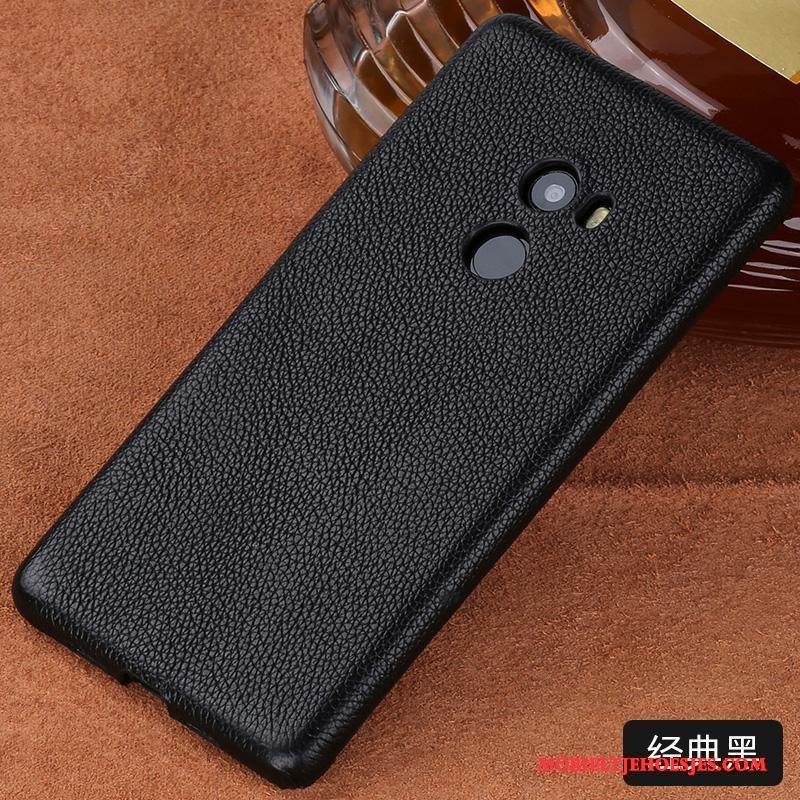 Mi Max 2 Bedrijf Persoonlijk Anti-fall Bescherming Luxe Leren Etui Hoesje Telefoon