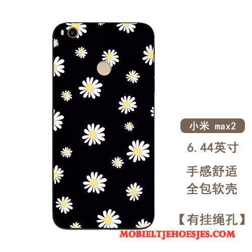 Mi Max 2 Bloemen Hanger Hoesje Telefoon Madeliefjes Kunst All Inclusive Kleur