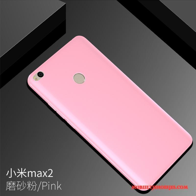 Mi Max 2 Hoesje Pas Tempereren Skärmskydd Siliconen Patroon Hoes Mini