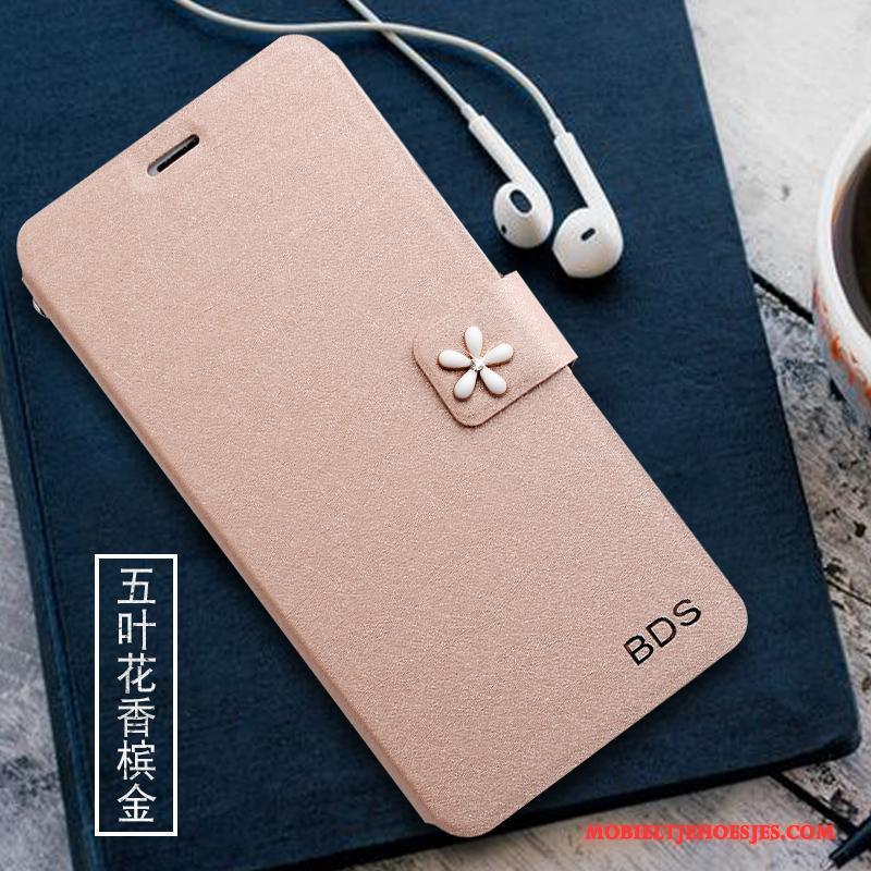 Mi Max 2 Mini Donkerblauw Bescherming Clamshell Mobiele Telefoon Leren Etui Hoesje Telefoon