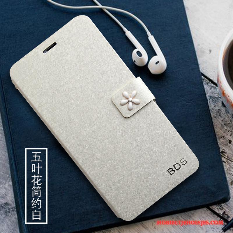 Mi Max 2 Mini Donkerblauw Bescherming Clamshell Mobiele Telefoon Leren Etui Hoesje Telefoon