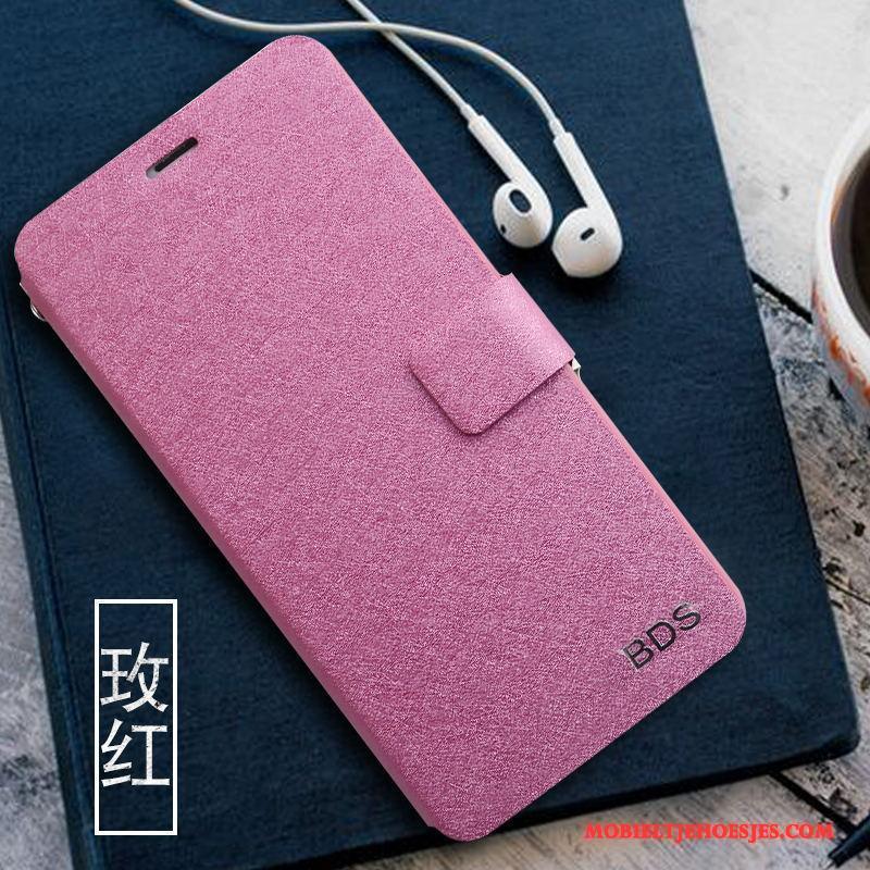 Mi Max 2 Mini Donkerblauw Bescherming Clamshell Mobiele Telefoon Leren Etui Hoesje Telefoon