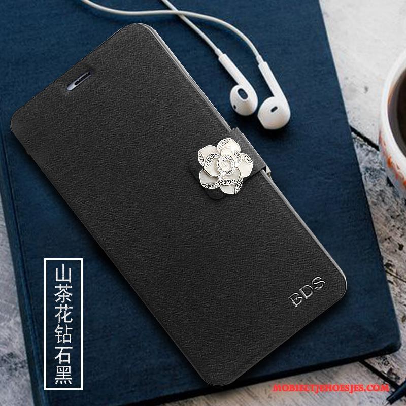 Mi Max 2 Mini Donkerblauw Bescherming Clamshell Mobiele Telefoon Leren Etui Hoesje Telefoon