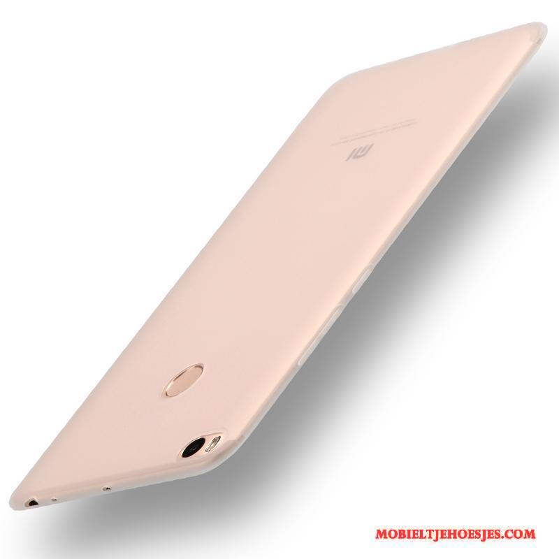 Mi Max 2 Mini Hoesje Telefoon Siliconen Bescherming Roze Mobiele Telefoon