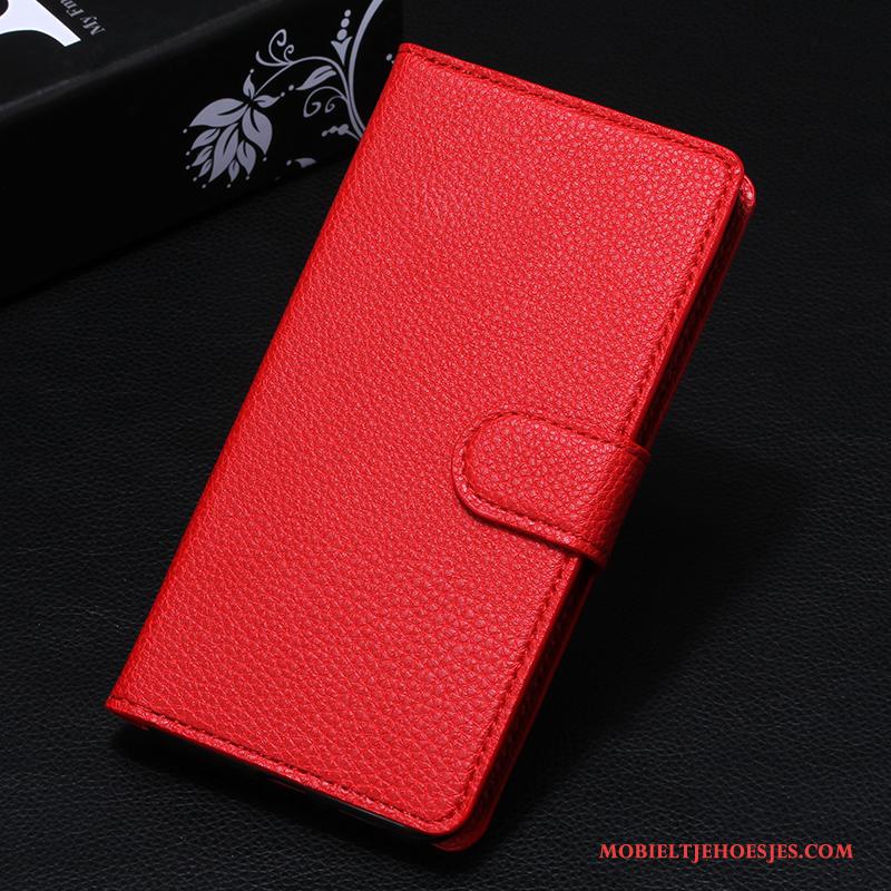 Mi Mix 2 Anti-fall Folio Schrobben Mini Hard Hoesje Telefoon Leren Etui