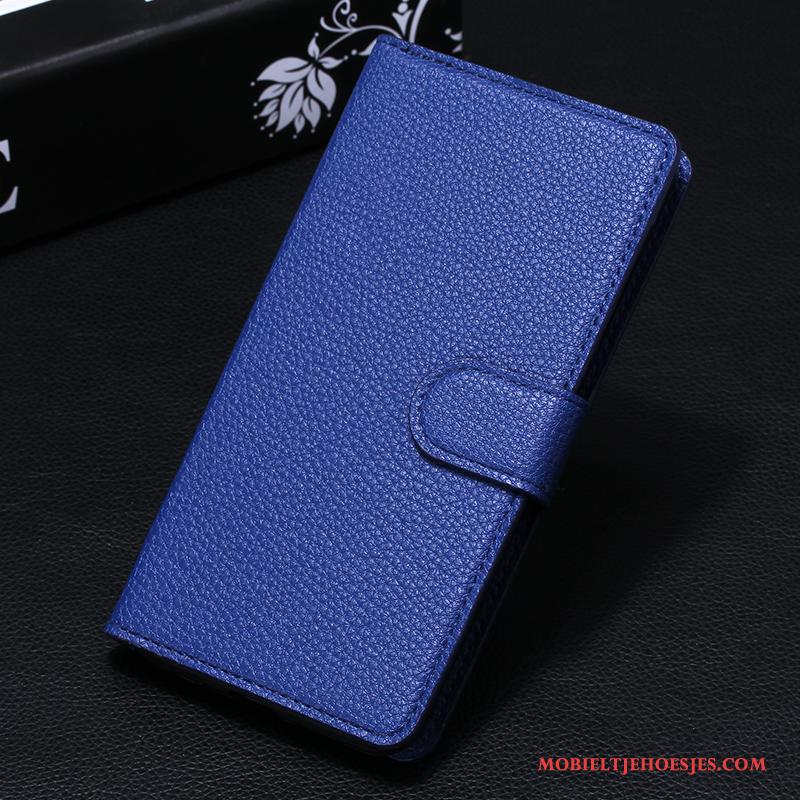 Mi Mix 2 Anti-fall Folio Schrobben Mini Hard Hoesje Telefoon Leren Etui