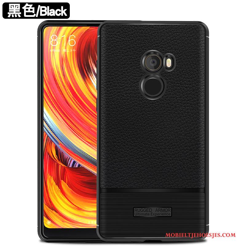 Mi Mix 2 Anti-fall Persoonlijk Hoesje Telefoon Blauw Siliconen Bescherming All Inclusive