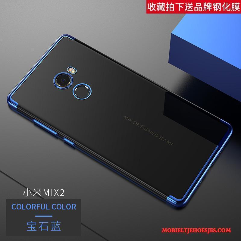 Mi Mix 2 Doorzichtig Dun All Inclusive Bescherming Hoes Hoesje Telefoon Anti-fall