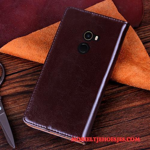 Mi Mix 2 Hoes Bescherming Anti-fall Zacht Hoesje Telefoon Siliconen Purper